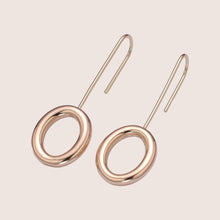 Load image into Gallery viewer, Drop Oval Earring