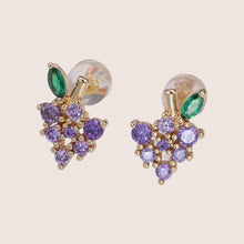 Load image into Gallery viewer, Grape Earring