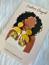 Load image into Gallery viewer, Hammered Gold Dangles