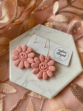 Load image into Gallery viewer, Smiley Face Hoops