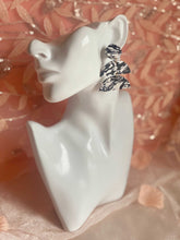 Load image into Gallery viewer, Black & White Marbled Dangles